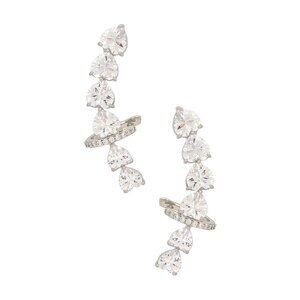 8 Other Reasons All My Love Ear Cuff Silver Womens Size OS